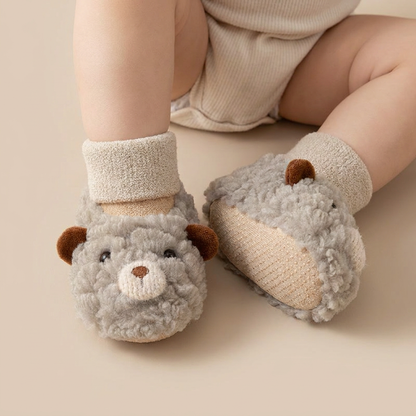 3D Teddy Bear Fluffy Socks