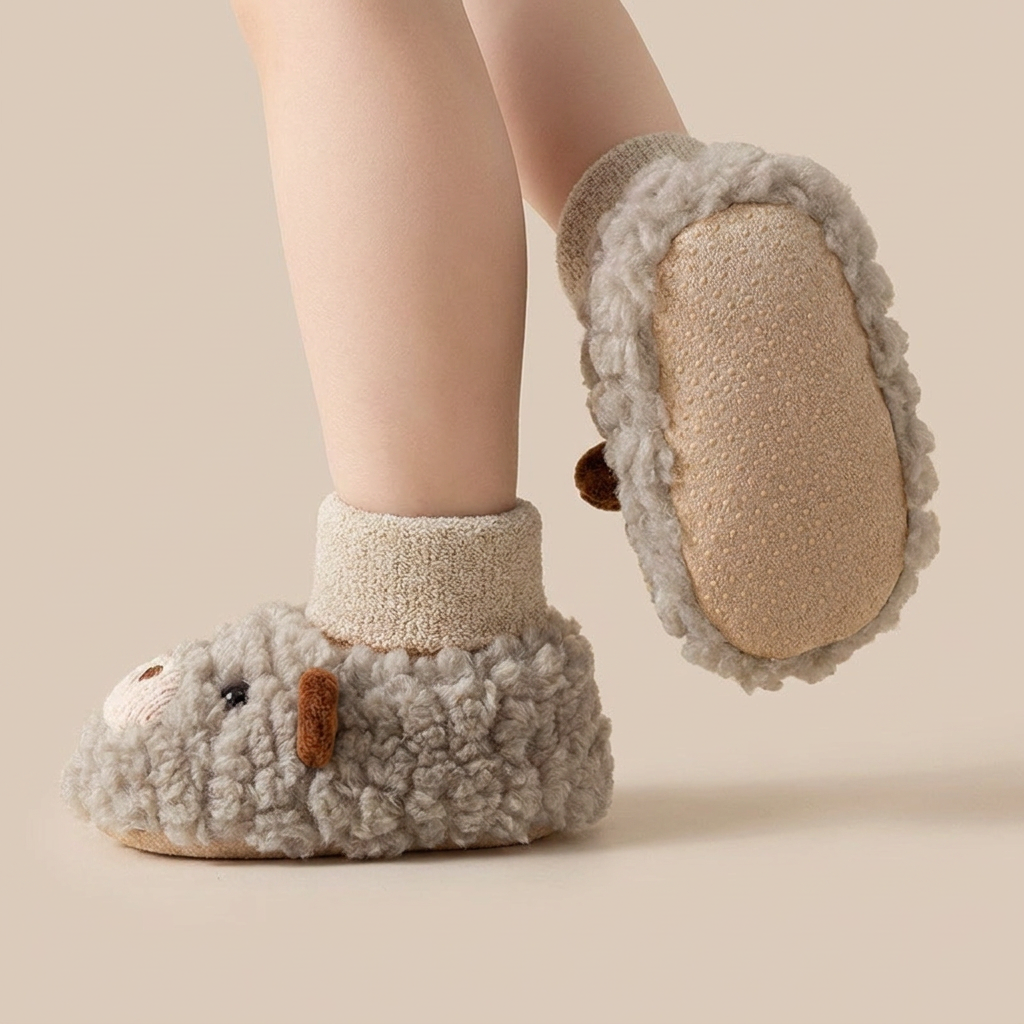 3D Teddy Bear Fluffy Socks