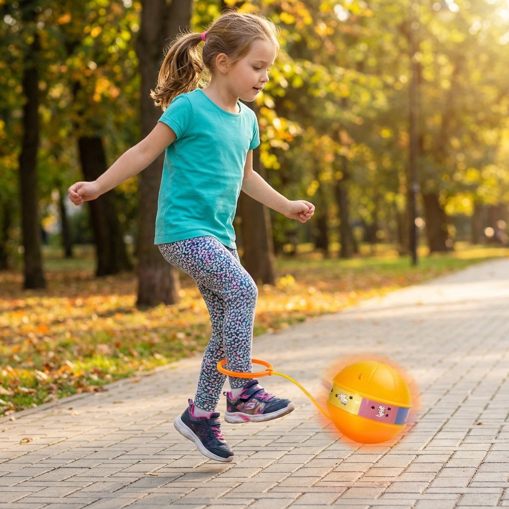LED Ankle Skip Ball – Interactive Jumping Toy for Kids