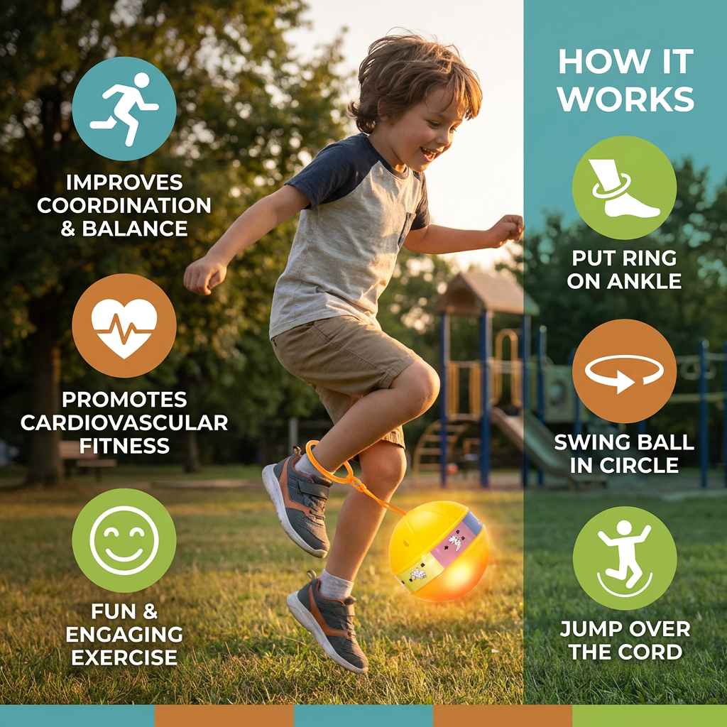 LED Ankle Skip Ball – Interactive Jumping Toy for Kids