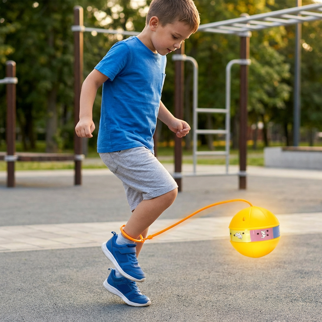 LED Ankle Skip Ball – Interactive Jumping Toy for Kids