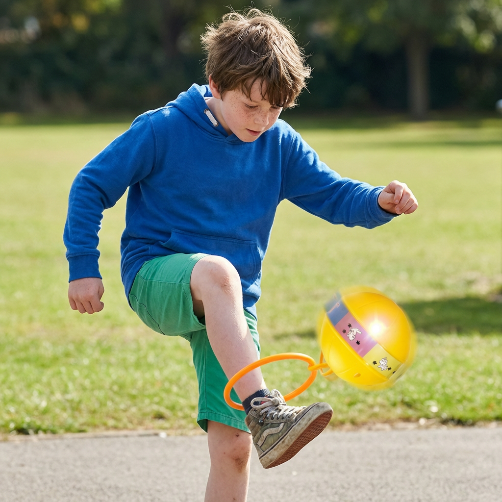 LED Ankle Skip Ball – Interactive Jumping Toy for Kids