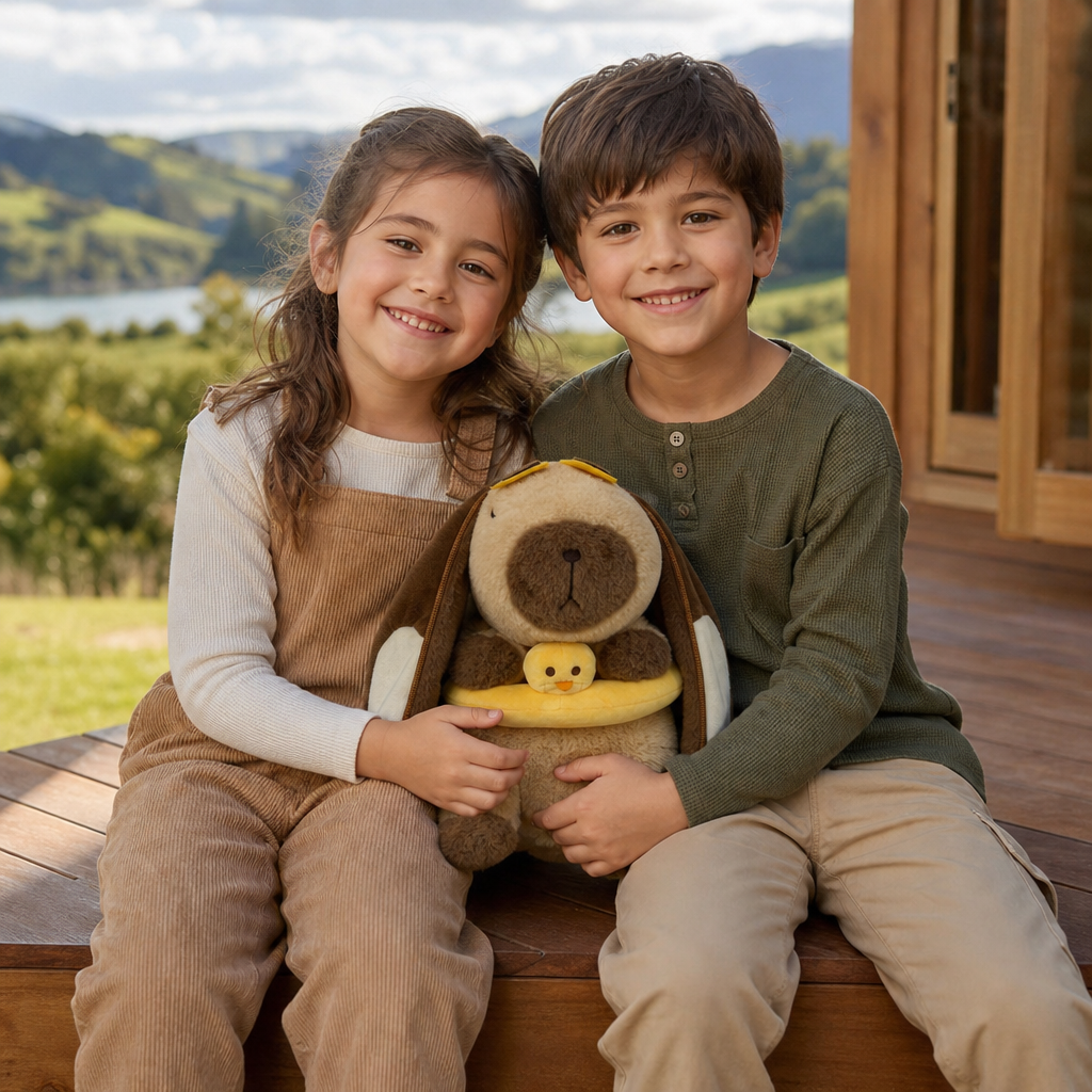 Breathing Capybara Plush Toy – Soft & Cuddly Sleep Companion