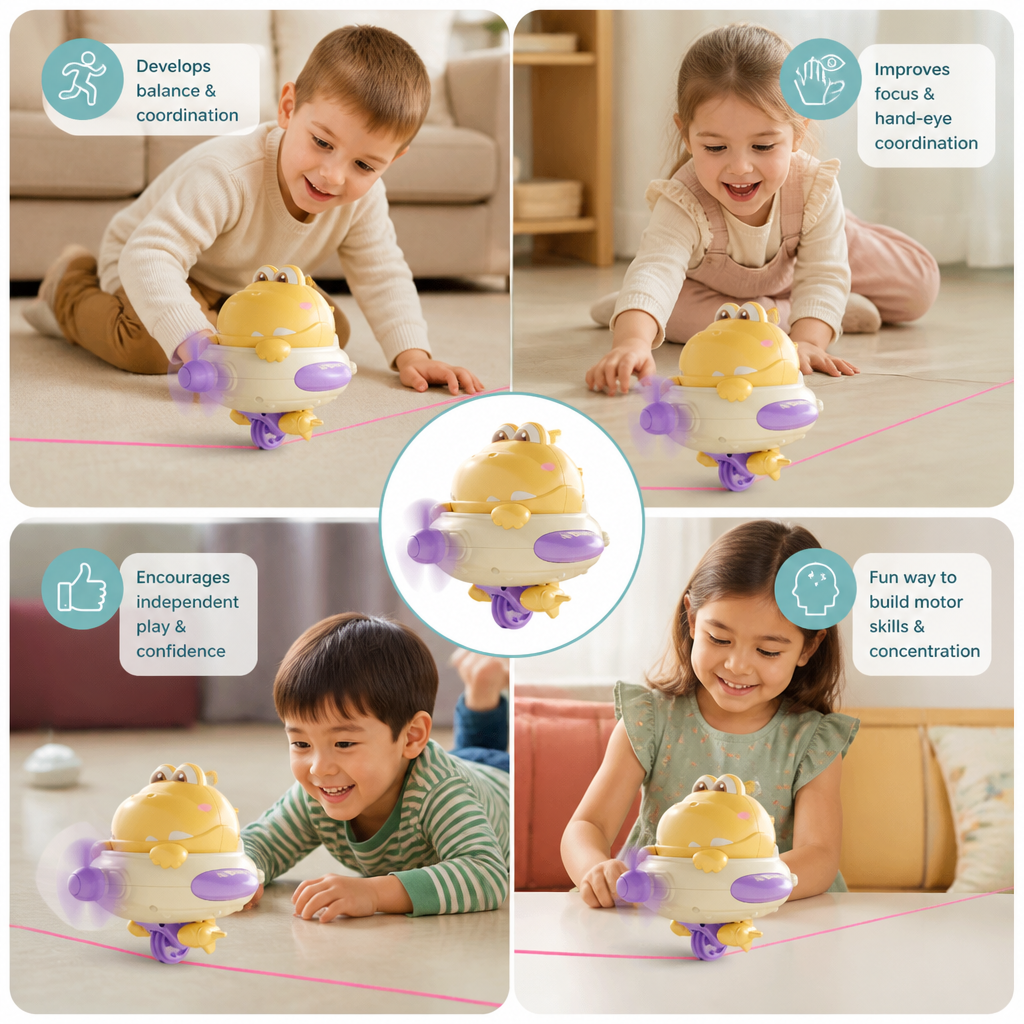 Dino Balance Spinner Toy for Kids