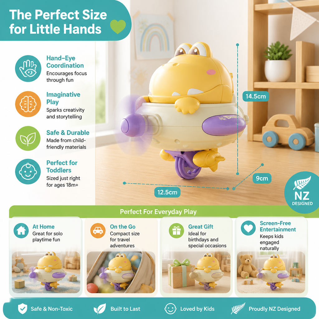 Dino Balance Spinner Toy for Kids