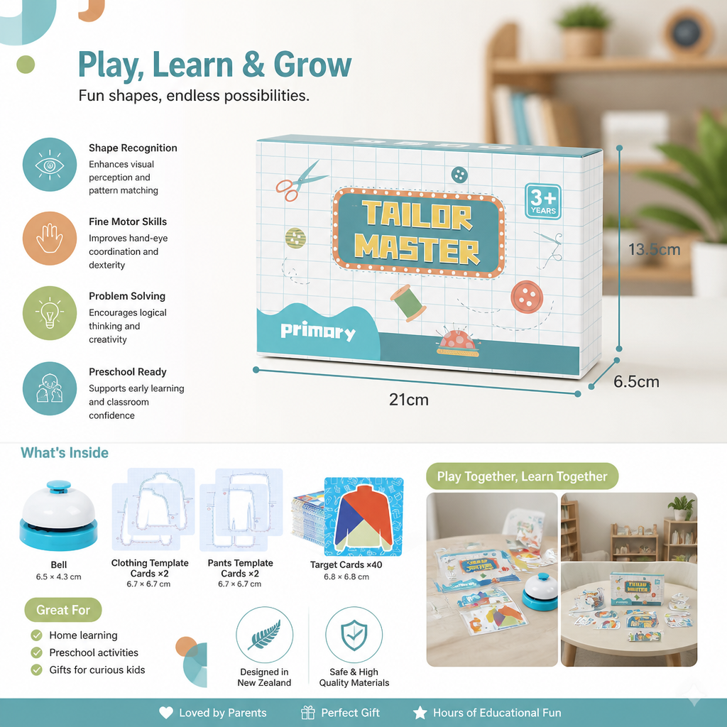 Tailor Master Shape Matching Puzzle Game