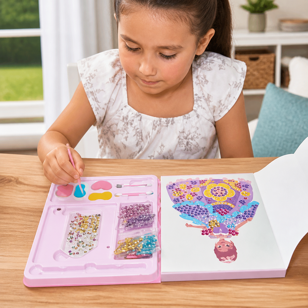Princess Diamond Painting & Foil Art Book Craft Kit