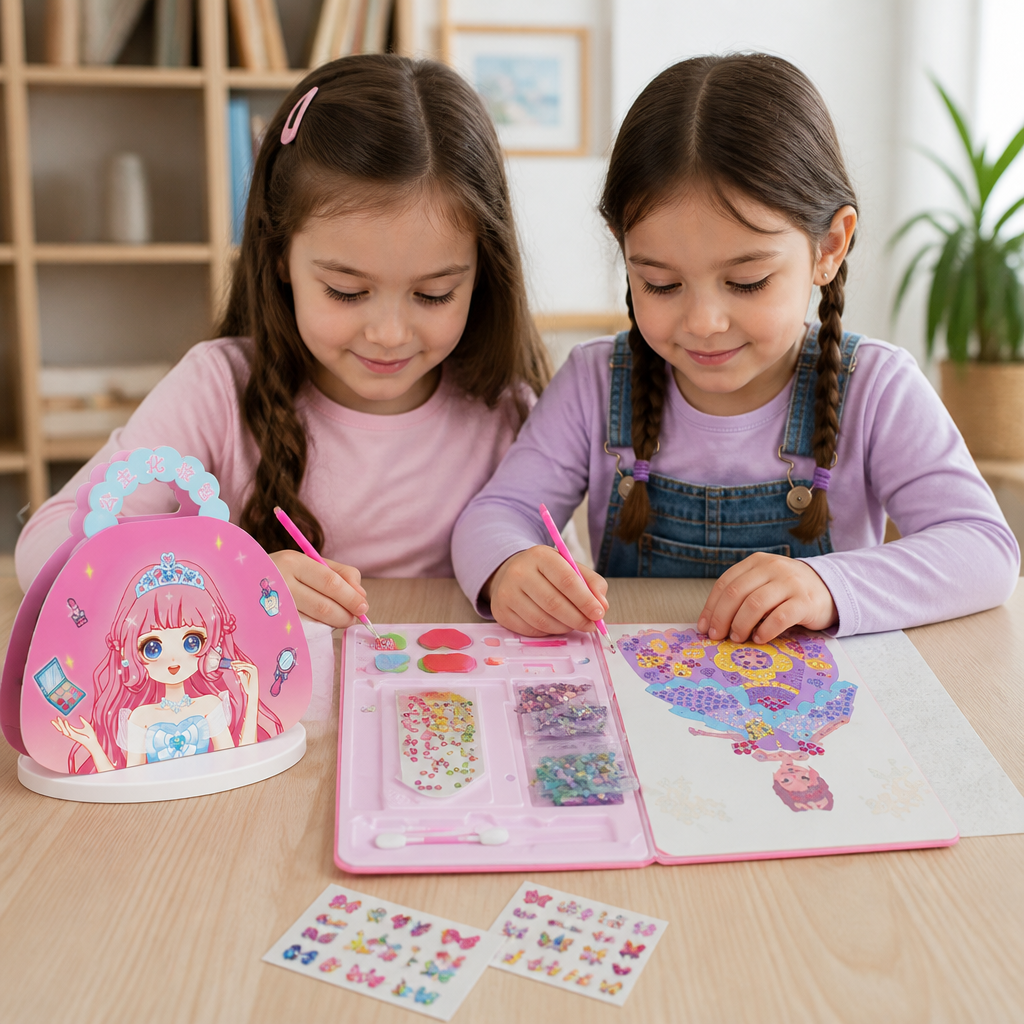 Princess Diamond Painting & Foil Art Book Craft Kit