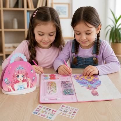Princess Diamond Painting & Foil Art Book Craft Kit