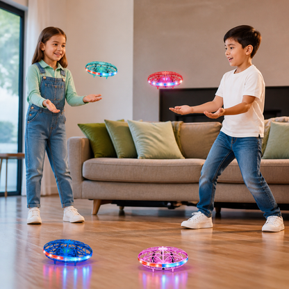Motion-Sensing LED UFO Flying Drone