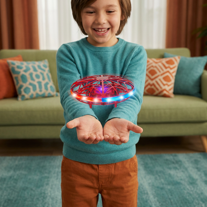 Motion-Sensing LED UFO Flying Drone