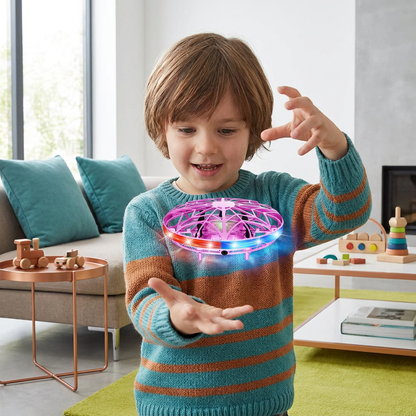 Motion-Sensing LED UFO Flying Drone