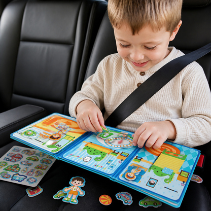 Montessori Magnetic Quiet Book – Creative Dress-Up & Scene Play
