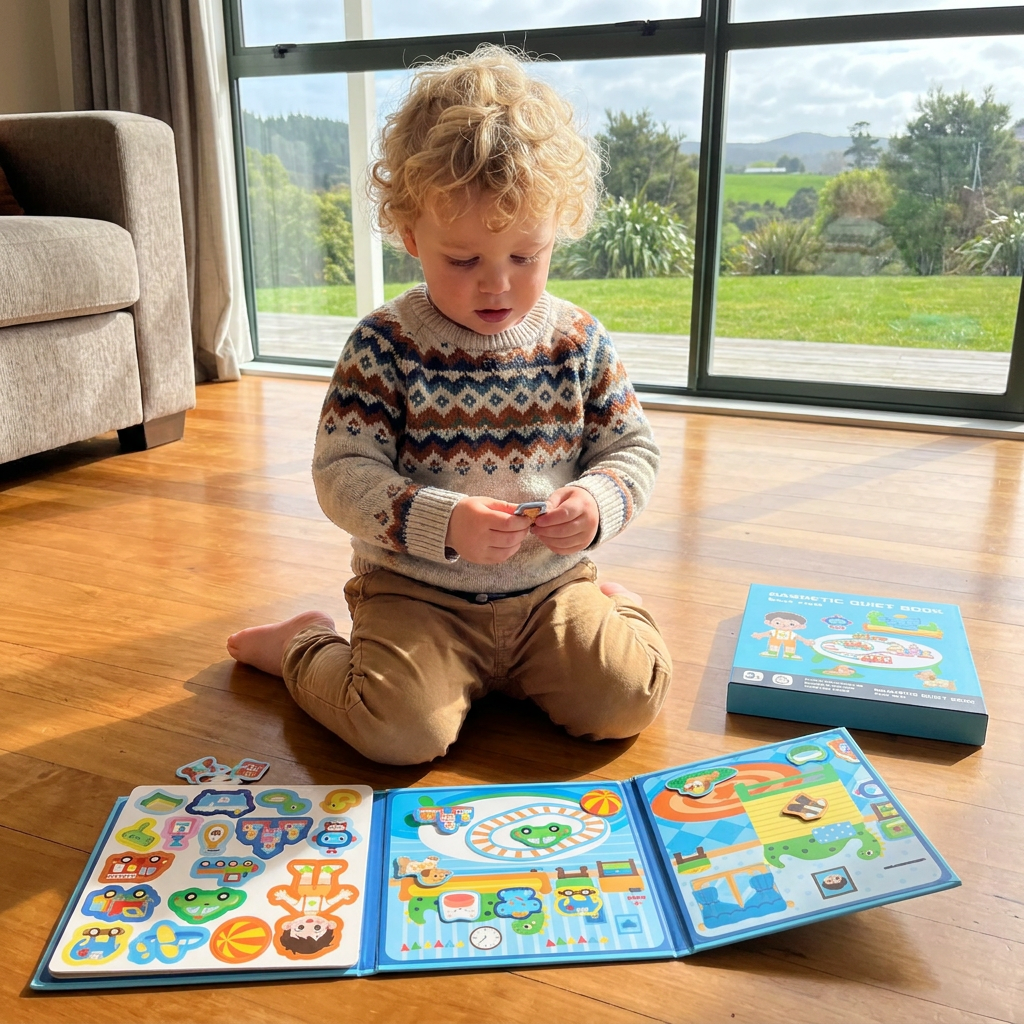Montessori Magnetic Quiet Book – Creative Dress-Up & Scene Play