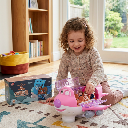 Driving Toy Airplane with Lights and Music