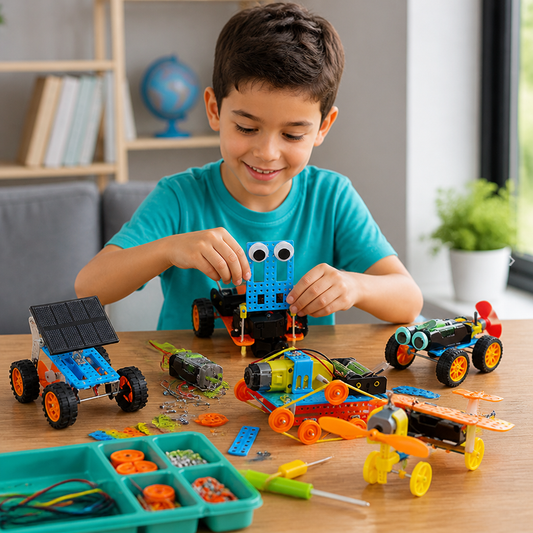 5-in-1 DIY Educational STEM Vehicle Building Kit