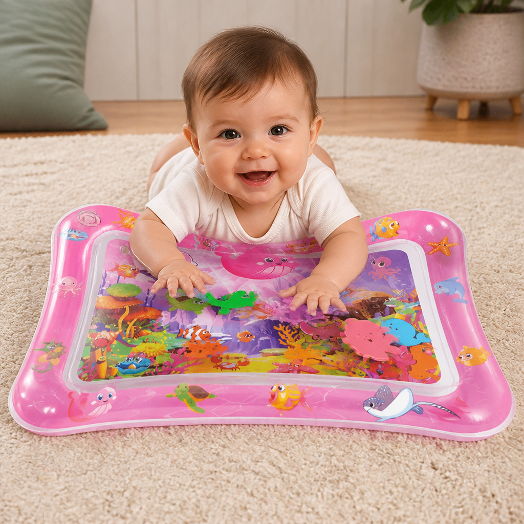 Inflatable Tummy Time Water Play Mat
