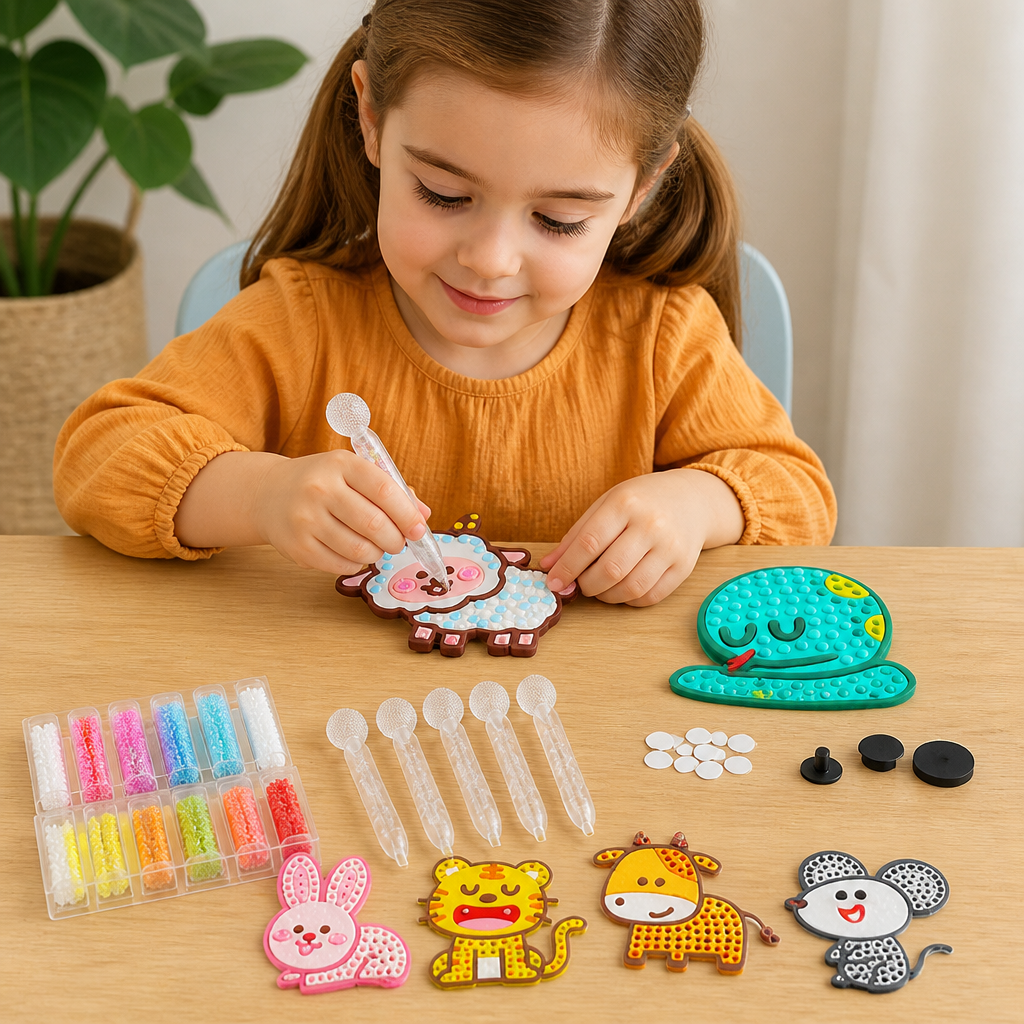 DIY Dot Bead Sticker Art Kit for Kids