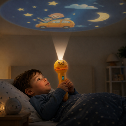 Kids’ Bedtime Story Projection Flashlight