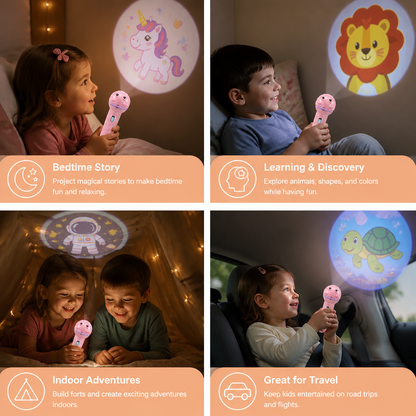 Kids’ Bedtime Story Projection Flashlight