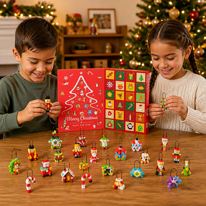 Christmas Ornament Building Blocks Advent Calendar