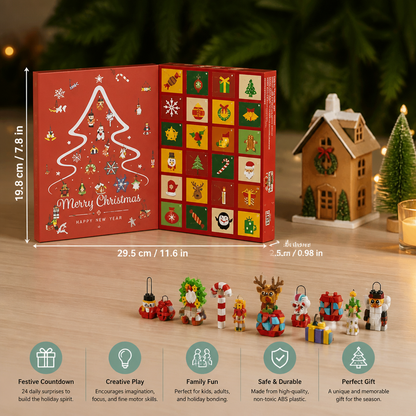 Christmas Ornament Building Blocks Advent Calendar
