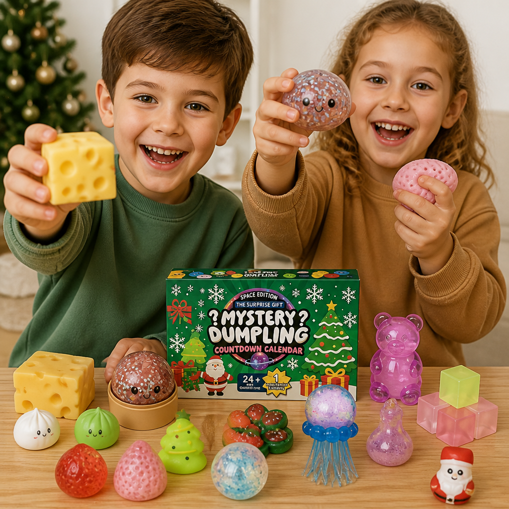 Christmas Squishy Advent Calendar for Kids