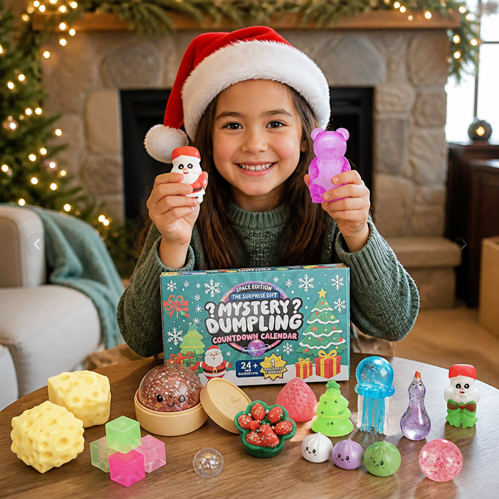 Christmas Squishy Advent Calendar for Kids