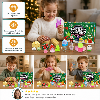 Christmas Squishy Advent Calendar for Kids
