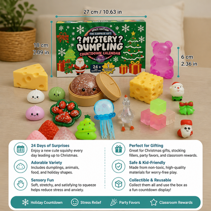 Christmas Squishy Advent Calendar for Kids
