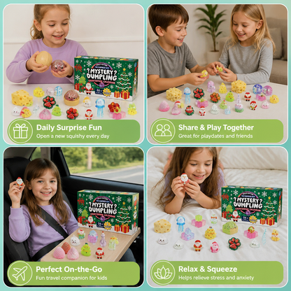 Christmas Squishy Advent Calendar for Kids