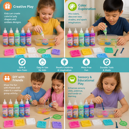 DIY Water Jelly Kit with Gels & Molds