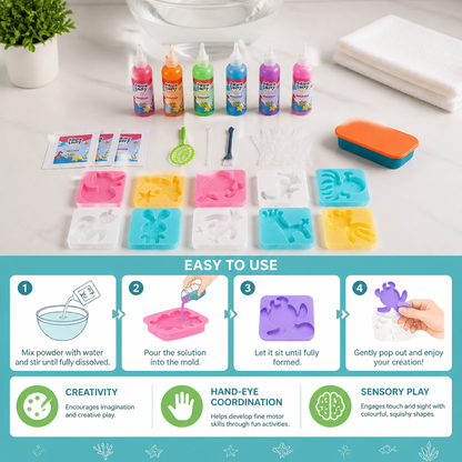 DIY Water Jelly Kit with Gels & Molds