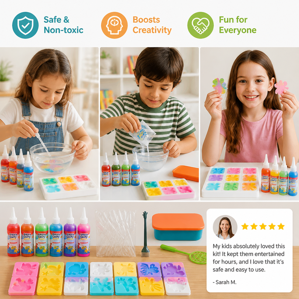 DIY Water Jelly Kit with Gels & Molds