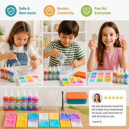DIY Water Jelly Kit with Gels & Molds