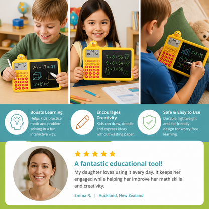 Interactive Math Drawing & Erase Learning Set for Kids