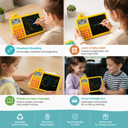 Interactive Math Drawing & Erase Learning Set for Kids