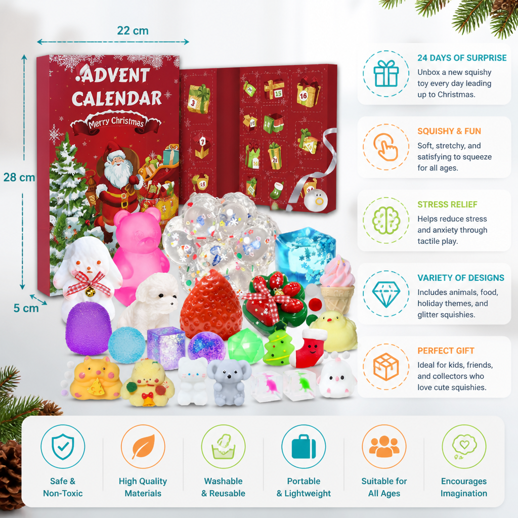24-Days Premium Squishy Advent Calendar