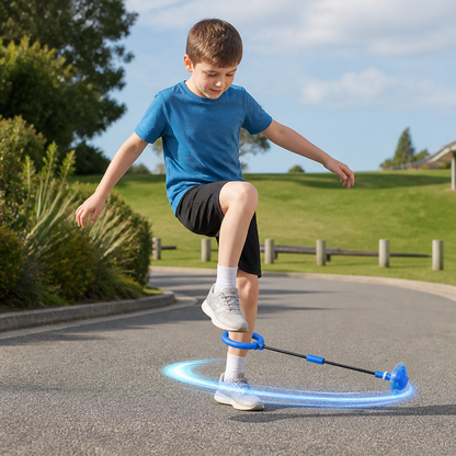 3-in-1 LED Skip Ball with Jump Counter & Timer for Kids