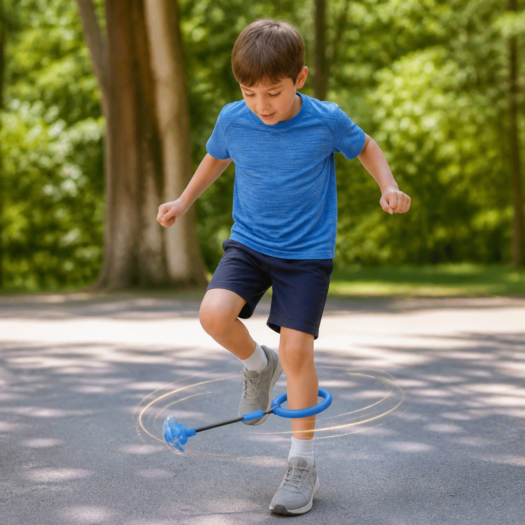 3-in-1 LED Skip Ball with Jump Counter & Timer for Kids