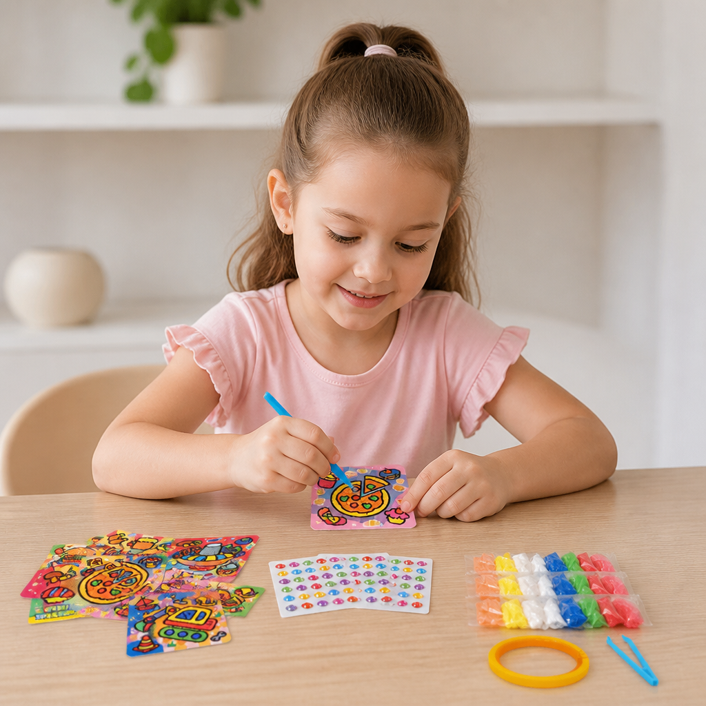 DIY Clay Sticker Art & Craft Kit for Kids
