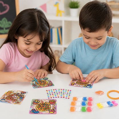 DIY Clay Sticker Art & Craft Kit for Kids