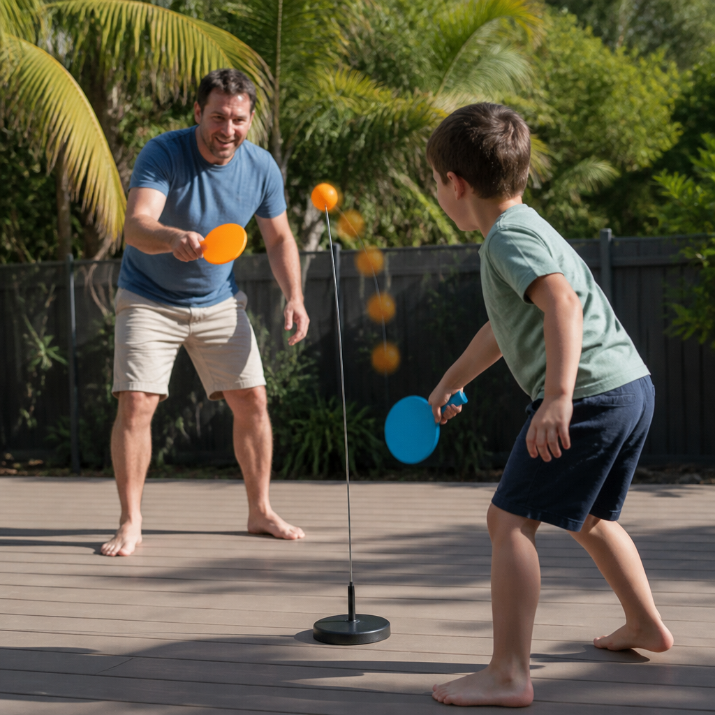 Interactive Light-Up Table Tennis Game for Kids
