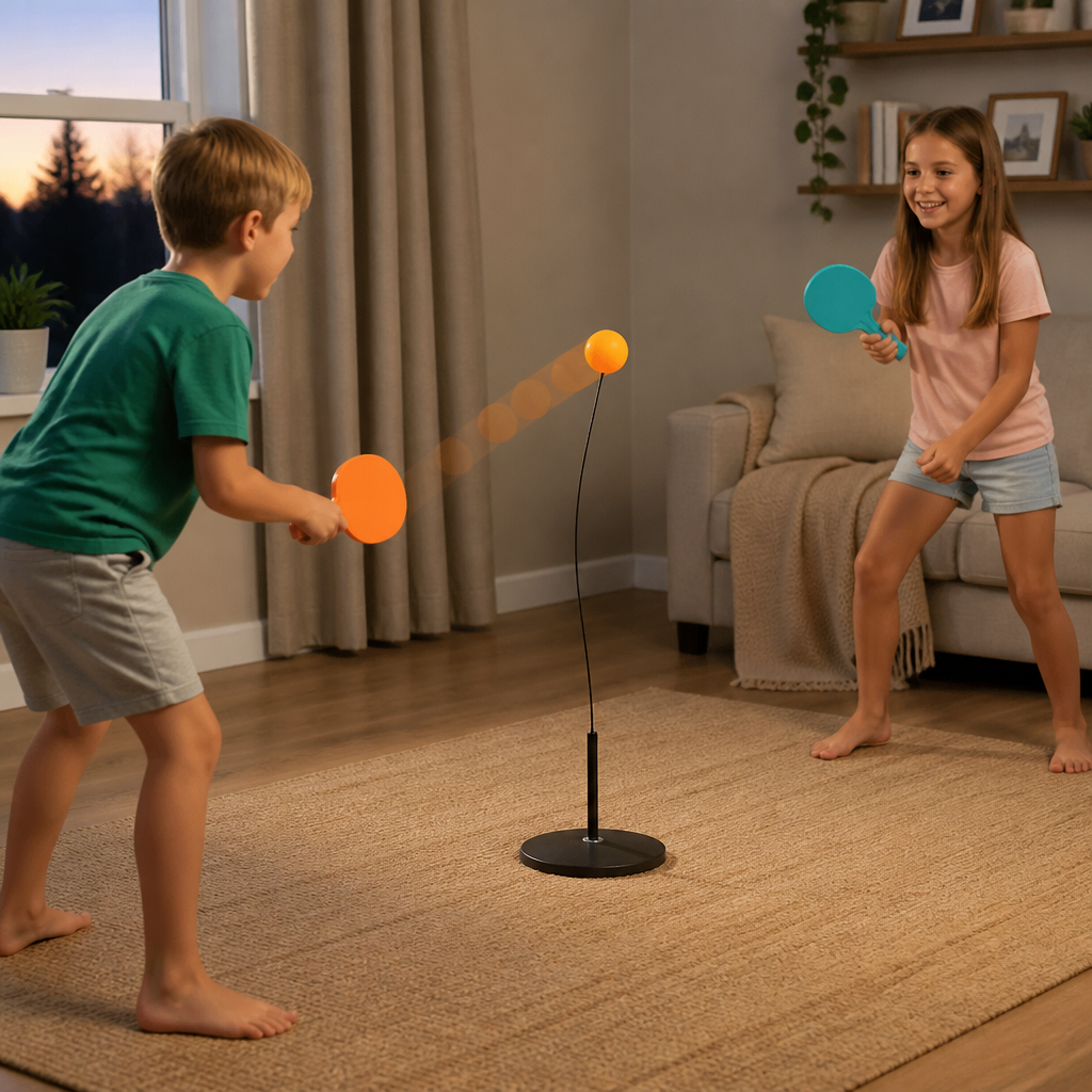 Interactive Light-Up Table Tennis Game for Kids