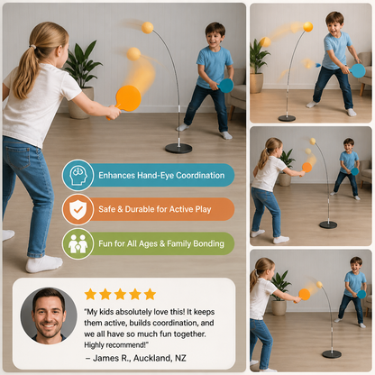 Interactive Light-Up Table Tennis Game for Kids