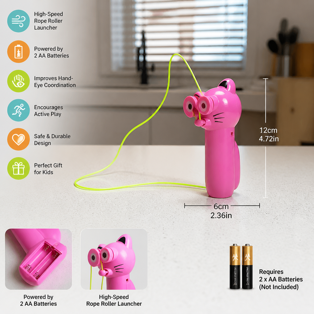 Interactive Flying Rope Toy for Kids