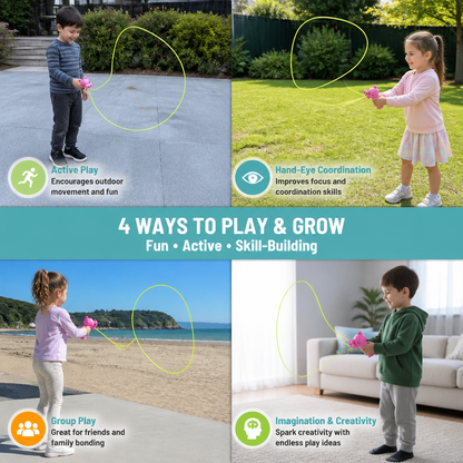 Interactive Flying Rope Toy for Kids