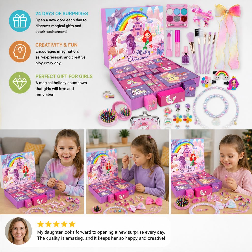 Unicorn & Princess Surprise Advent Calendar for Girls