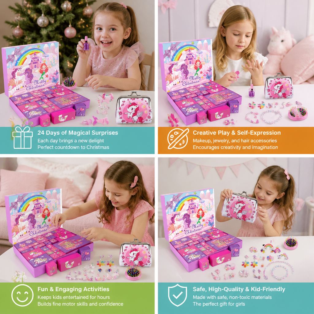 Unicorn & Princess Surprise Advent Calendar for Girls