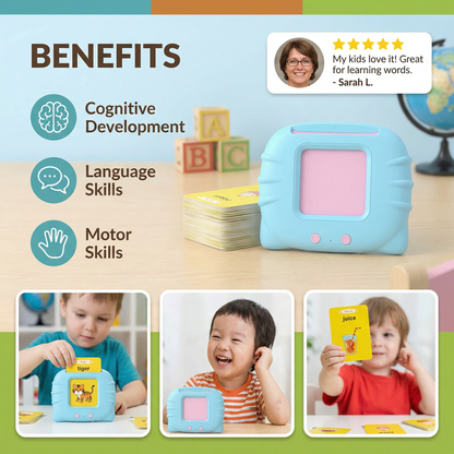 Talking English Flash Cards – Interactive Learning Game for Kids